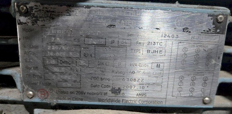 HYDRAULIC POWER UNIT 7.5HP USED