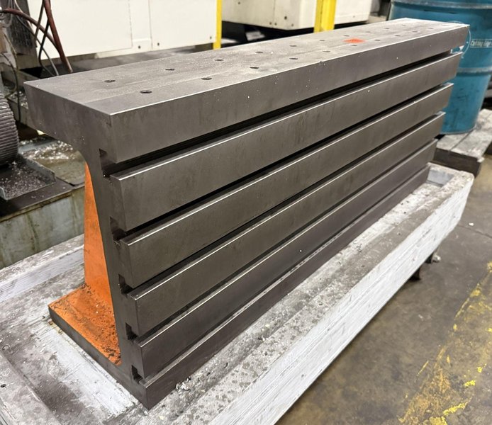 40" LONG x 16" HIGH T-SLOTTED RIGHT ANGLE PLATE: YOBRO #25204