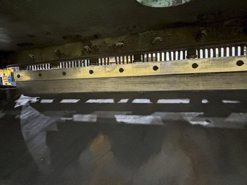 8&#039; X 10 GAUGE CINCINNATI MODEL #1008 MECHANICAL POWER SQUARING SHEAR: STOCK #21094