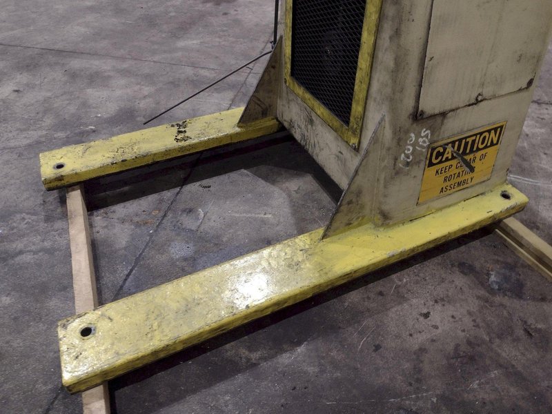 4000 LBS X 24" COOPER WEYMOUTH MODEL #4RM24 MOTORIZED UNCOILER COIL REEL: YOBRO #25767