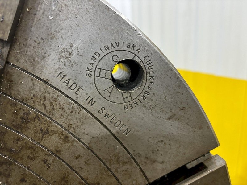 24” 4-JAW SCANDIVISKA  TYPE 1718 LATHE MACHINE CHUCK: STOCK #21774