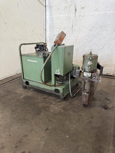 70 TON FRANKLIN HYDRAULIC C FRAME HYDRAULIC WEB PUNCH. STOCK # 0887225