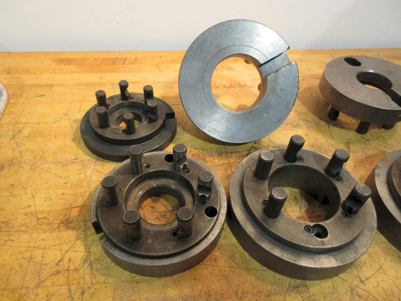 Lathe Drive Plates D1-6 (5) &amp; D1-5 (1)- Auction Item