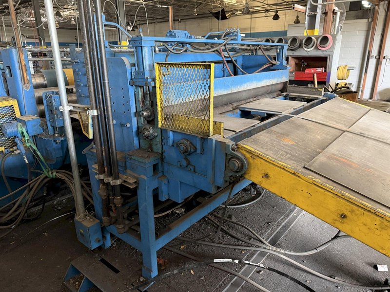 72" X .250" WEAN-UNITED HYDRAULIC CROP SHEAR WITH PEELER TABLE. STOCK # 0771326