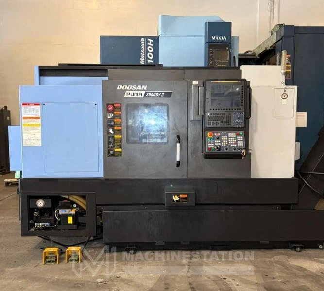 Doosan Puma 2600SYII CNC Lathe – 2021 C Axis Live Tooling, Sub Spindle, Y Axis
