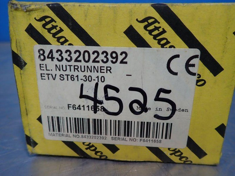 ATLAS COPCO NUTRUNNER  -  8433202392 / ETV ST61-30-10
