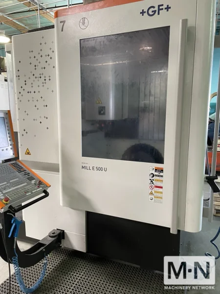 GF Mikron E 500 U 5-Axis CNC Vertical Machining Center, 2018 - 1k Cutting Hours