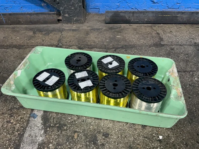OMEGA WIRE REELS OF TINNED COPPER