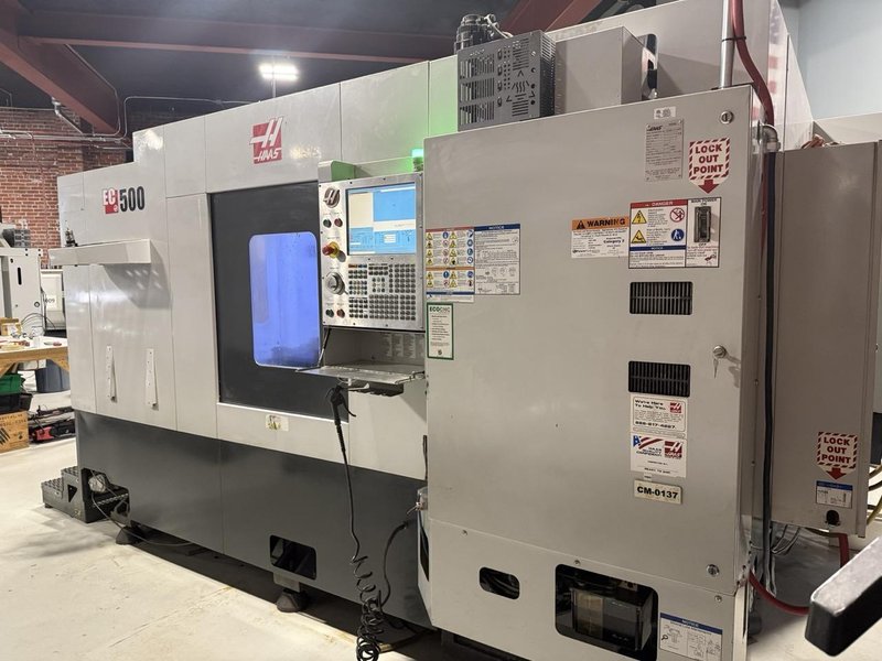 Haas EC-500 HMC, 2011 – TSC, Probe, 40 ATC