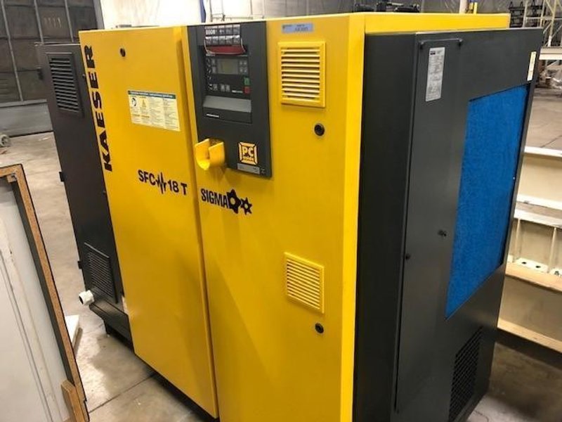 25hp KAESER MODEL  SFC 18 T VSD ROTARY SCREW AIR COMPRESSOR