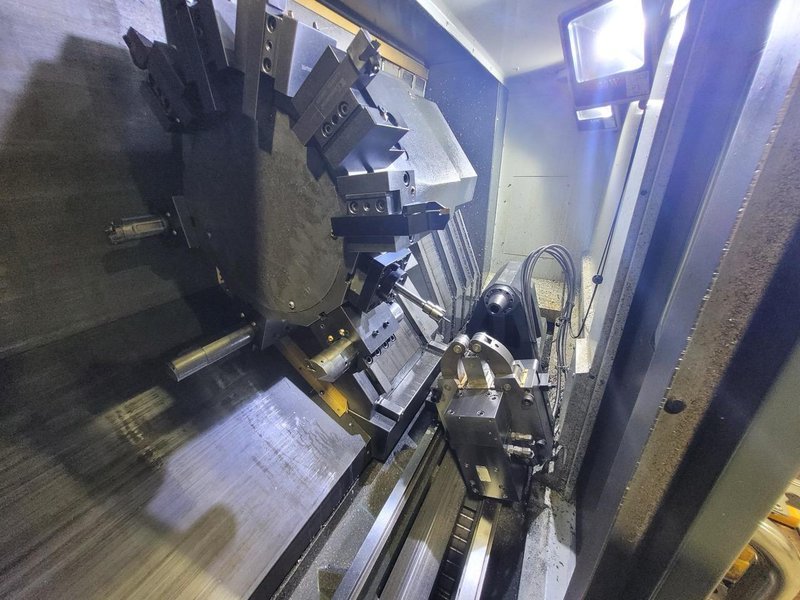 Haas ST-35LY CNC Lathe, 2020 – 62″ Long Bed, 6K Live Tooling, Y-Axis, Tool Presetter