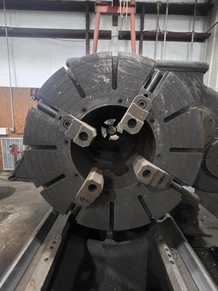 Lehmann 40″ x 360″ Engine Lathe – 13″ Spindle Bore, Twin Carriage, Front &amp; Rear Chucks, Steady Rests