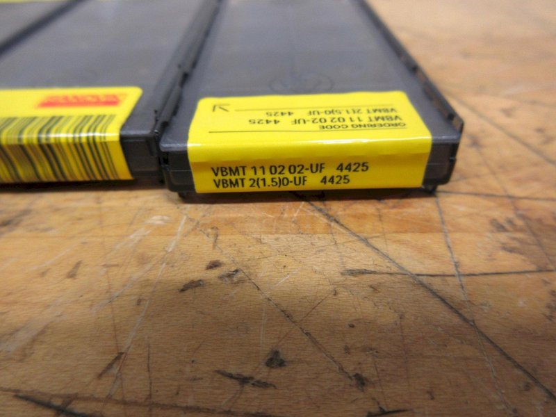 Inserted Turning Tool Holders, (2) Kennametal MCLNR1616H12 5/8" Facing, (6) KM KM20MCLNR11225 Replaceable Heads and Assorted Carbide Inserts **NEW**- Auction Item