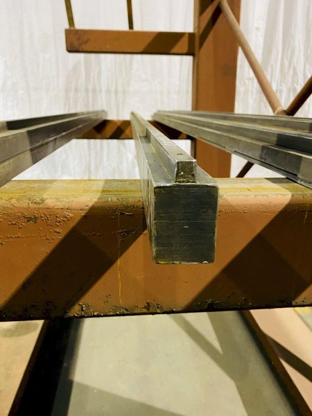 8&#039;4&quot; (100&quot;) PRESS BRAKE BOTTOM FLATTENING FEMALE DIE. STOCK 0101020