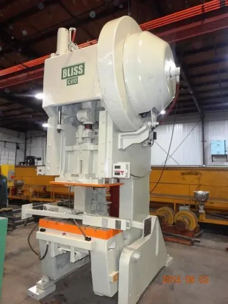 BLISS 110 TON OBI PRESS, s/n HP-45356, STOCK# 12438J