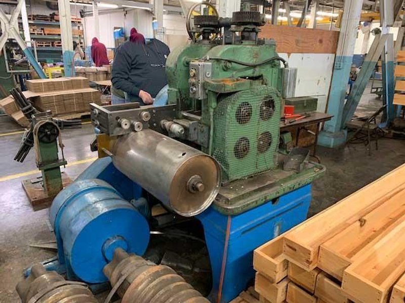 8" x 8" STANDARD 2 HIGH WIRE FLATTENING MILL ROLLING MILL (14022)