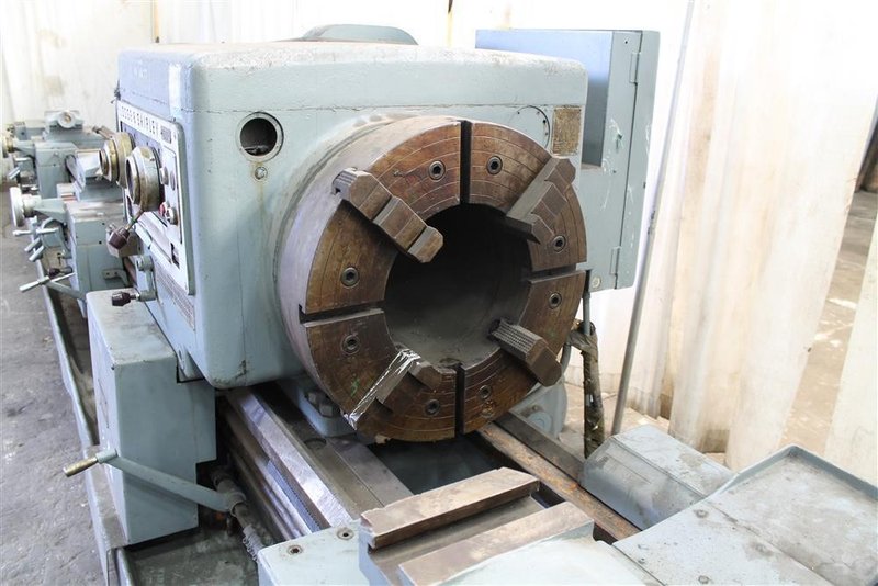 28" X 96" &amp; 240" LODGE &amp; SHIPLEY HOLLOW SPINDLE ENGINE LATHE: #61474