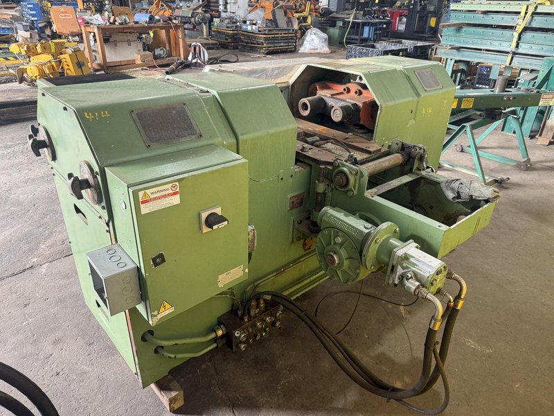 2001 BERCO PT250 TRACK PRESS WITH WTC TRACKMASTER IMPACT WRENCH &amp; CONVEYOR: YOBRO #24374