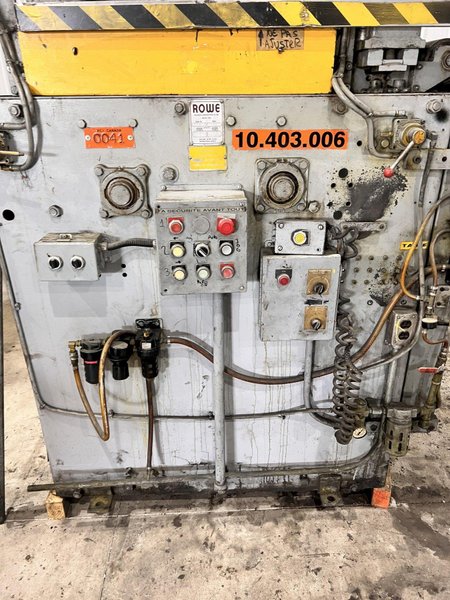 40” X .110” ROWE MODEL #C3-40 POWERED COIL STRIP STRAIGHTENER: STOCK #21623