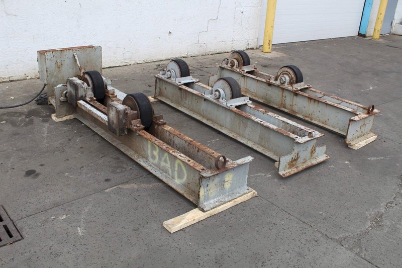 15 TON ARONSON 1 DRIVE 2 IDLERS TANK TURNING ROLLS: STOCK #72464