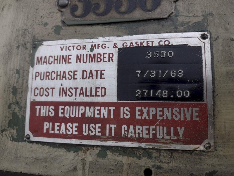 60 TON MINSTER MODEL #P2-60-36 PIECEMAKER SSDC STAMPING PRESS, 3" STROKE &amp; 100/300 SPM: YOBRO #25761