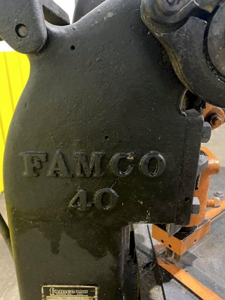 4 TON FAMCO MODEL 40-FLOOR OBI PUNCH PRESS: STOCK #18286