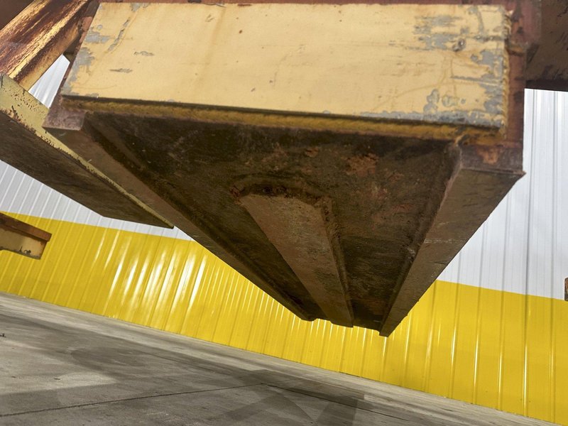 53 TON (107,500 LBS) BUSHMAN MODEL #MT420 TELESCOPING MAGNETIC SPREADER LIFTING BEAM  W/ OHIO MAGNETICS DIESEL GENERATOR: STOCK #20420