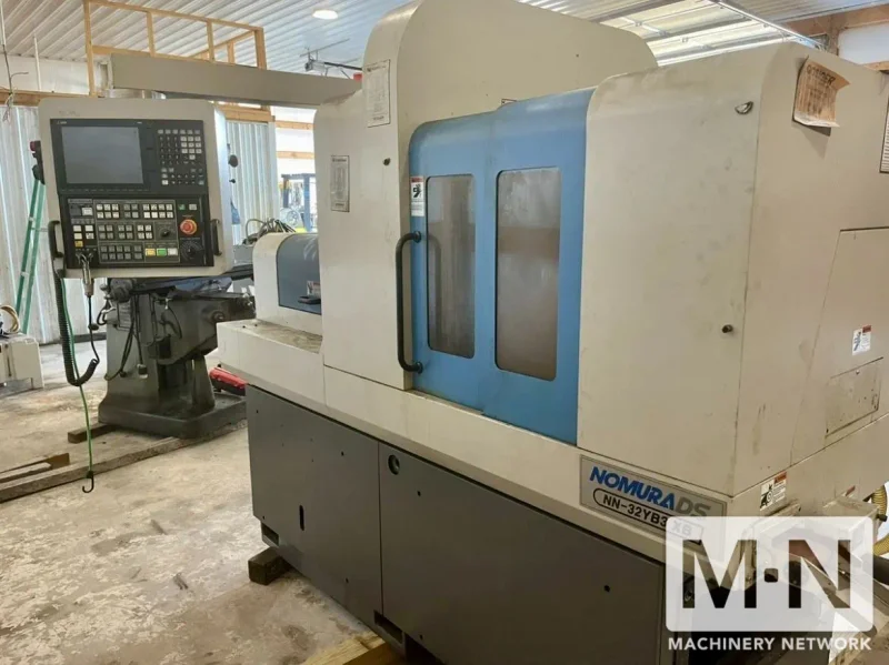 Nomura DS NN-32YB3XB w/ FMB Bar Feeder CNC Swiss Lathe, 2019