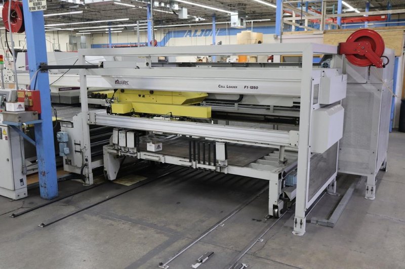Murata Wiedemann C-3000 CNC Turret Punch, F1-1250 Cell Loader, 54 Station Turret, Slug Conveyor