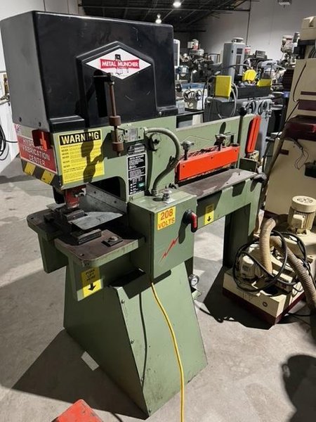 40 TON METAL MUNCHER HYRAULIC IRONWORKER: STOCK #77878