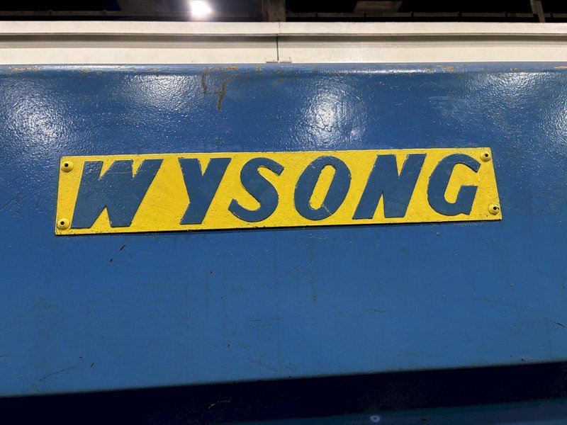 100 TON X 12' WYSONG MODEL #100-10 MECHANICAL BRAKE: STOCK #22108