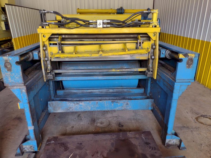 60" x 14 GA X 20,000 LB IOWA PRECISION MODEL #SLR6014-2.5 SLITTING CUT TO LENGTH COIL SLEAR LINE: YOBRO #26015