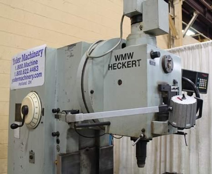 HECKERT MODEL FSS 400 VERTICAL KNEE MILL: STOCK # 67257