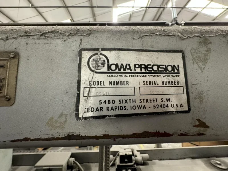IOWA PRECISION 20,000 LBS SLEAR LINE  -  UCR20M60