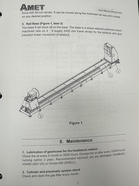 82&quot; X 212&quot; X 5,500 LBS AMET / FRONIUIS MODEL #GMAW CIRCUMFERENTIAL WELDING LATHE: STOCK #18537