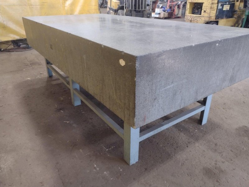 8&#039; X 4&#039; X 14&quot; ROCK OF AGES PRECISION LAYOUT INSPECTION GRANITE TABLE: STOCK #23806