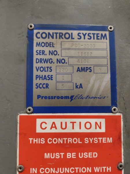 110 TON BLISS OBI MODEL #C-110 FW STAMPING PUNCH PRESS, 6" STROKE : YOBRO #25934