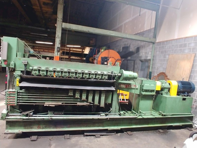 72"/84" X .060" VOSS ENGINEERING MODEL 84/1.156-1913 PRECISION LEVELER: STOCK #3812