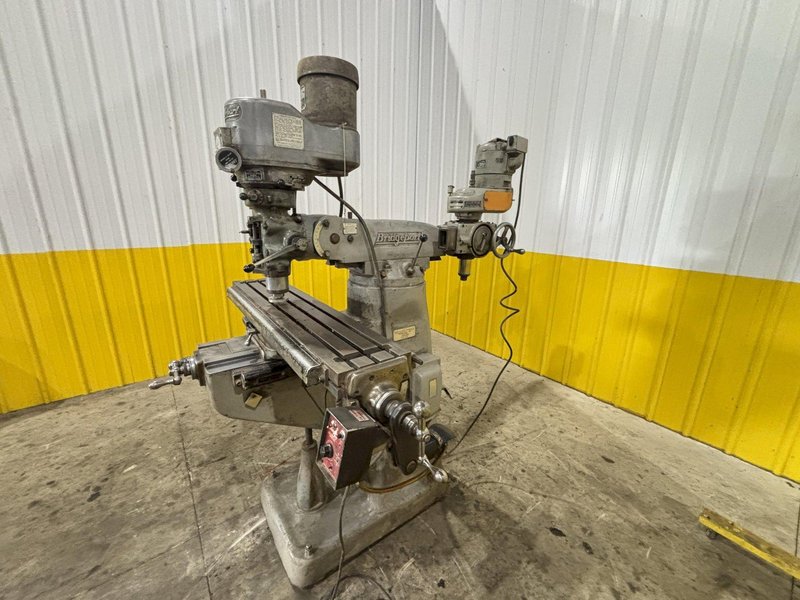 1.5 HP BRIDGEPORT VERTICAL RAM TYPE MILL &amp; SLOTTING HEAD: STOCK #23195