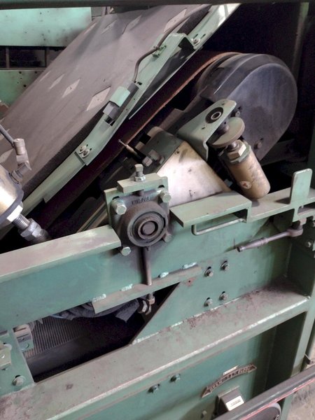 42" X 50 HP TIMESAVER MODEL #343-1SG  SLAG GRINDER BELT SANDER WITH HAMMOND DUST COLLECTOR: STOCK #17009