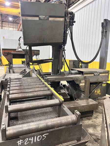 20" x 24" HEM MODEL #VT-125HA-1-SS SMART-SAW AUTOMATIC VERTICAL BAND SAW WITH NESTING. STOCK #1111725