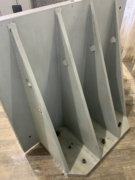 1 SET OF 43-1/2&quot; X 42&quot; DRILLED AND TAPPED ANGLE PLATES STOCK #79691