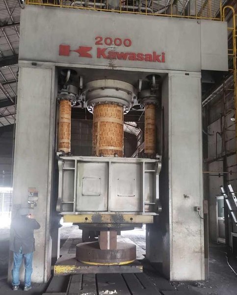 2000 Ton Kawasaki Die Forging Press STOCK# 4304