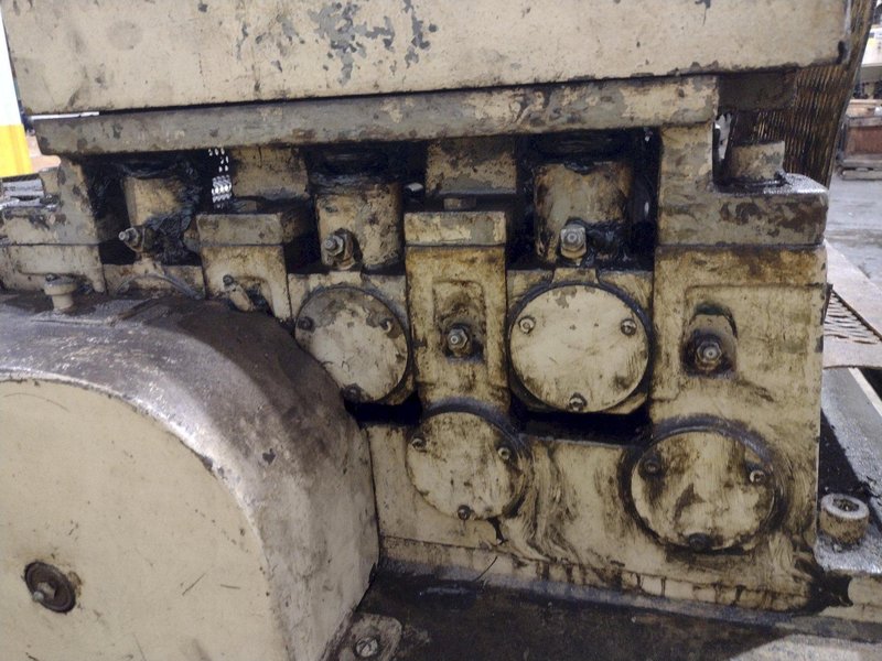 12" X .093" LITTELL MODEL #418-7PDL 7 ROLL MOTORIZED COIL STRIP STRAIGHTENER: YOBRO 24942