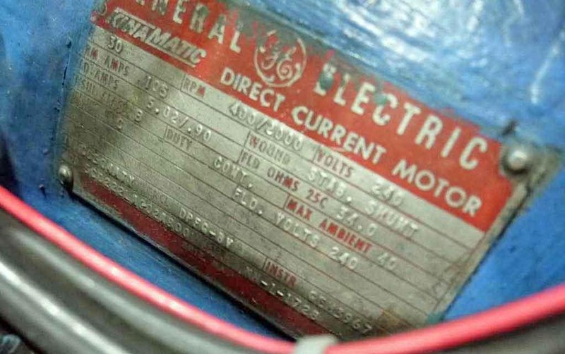 Motor, 30 HP DC, GE