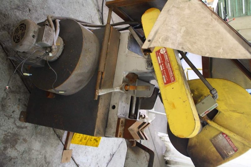 16' EVERETT ABRASIVE CUTOFF SAW WITH DUST COLLECTOR : STOCK #65416