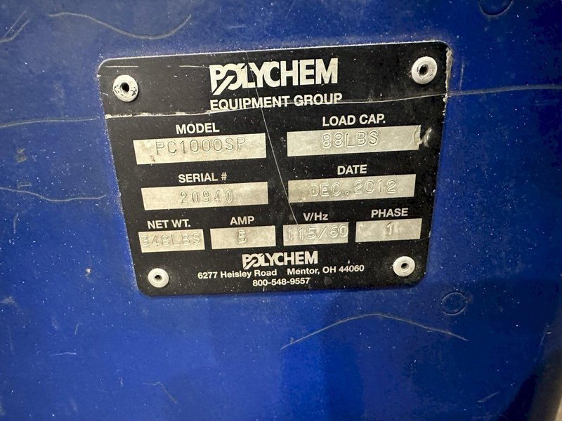 POLYCHEM MODEL #PC 100 SP BOX STRAPPER: STOCK #77456