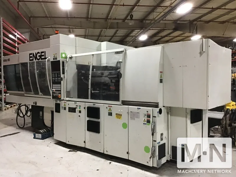 165 TON 8.2 OZ ENGEL MODEL VC650/165 TECH INJECTION MOLDING MACHINE MFG 2008