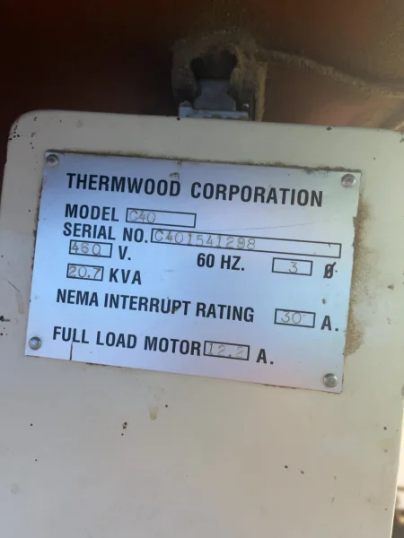 THERMWOOD CORPORATION 96” X 48” CNC ROUTER  -  C40