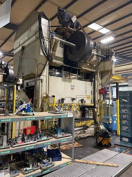 300 ton Eagle SC2-300-108-48 Used Straight Side Stamping Press For Sale, Recondition in Process, Year 1995